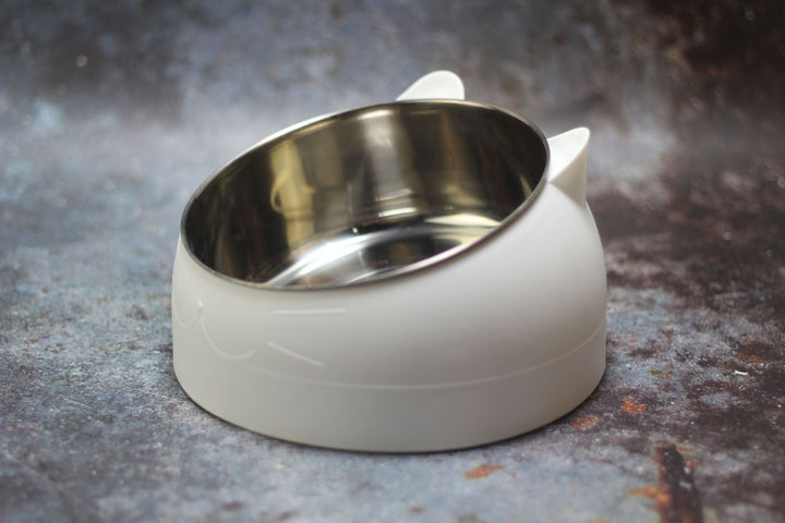Protective Cervical Cat Bowl Oblique Mouth Pet Bowl