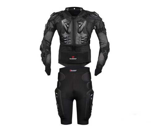 Genuine Motorcycle Jacket Racing Armor Protector ATV Motocross Body Protection Jacket Gear Mask Gift