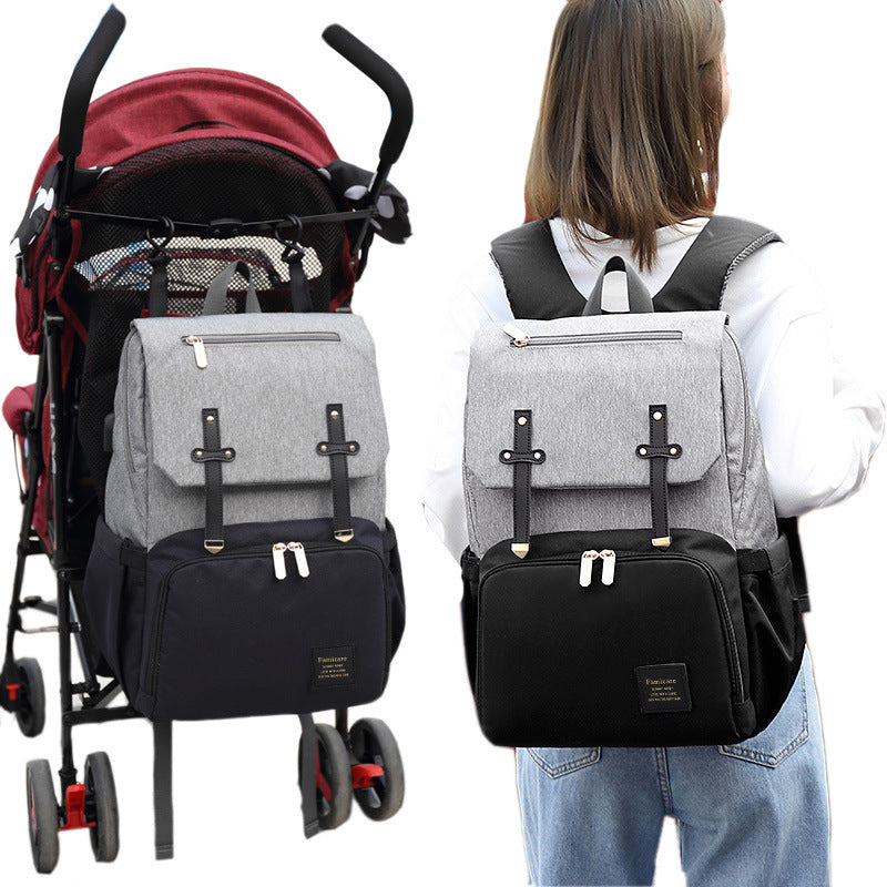 Diaper Mummy Daddy Backpack Baby Stroller Bag