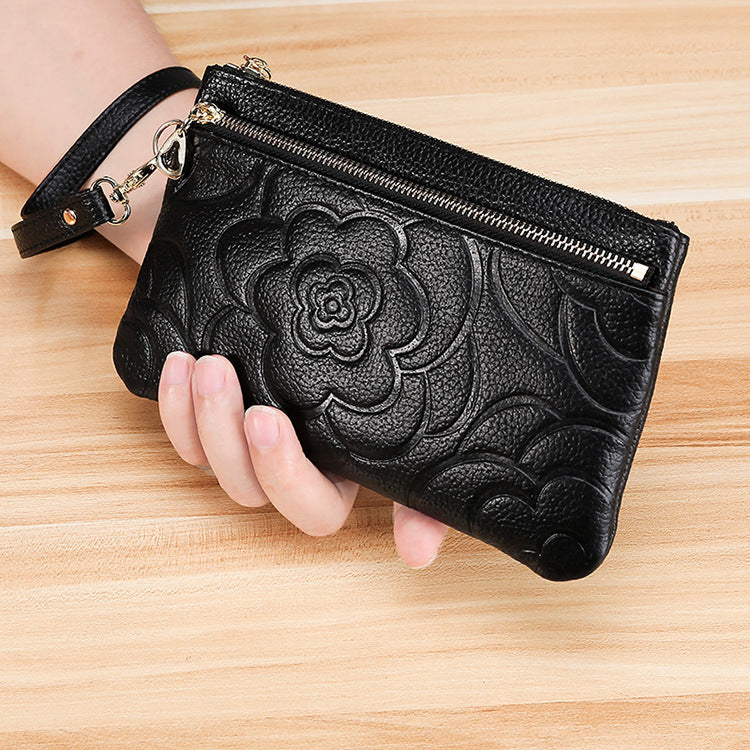 Leather coin purse