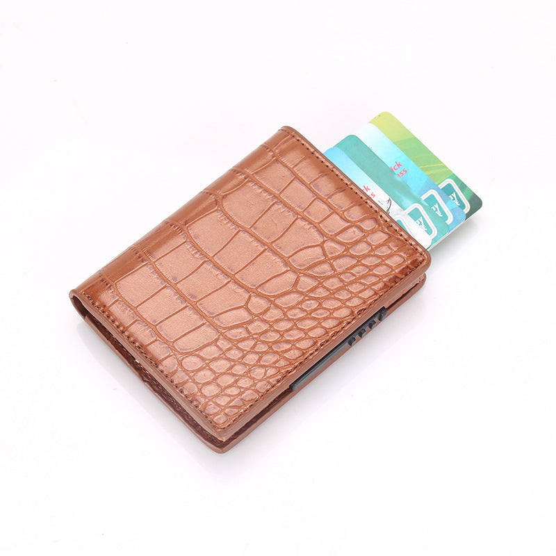 Automatic play card bank card purse coin purse