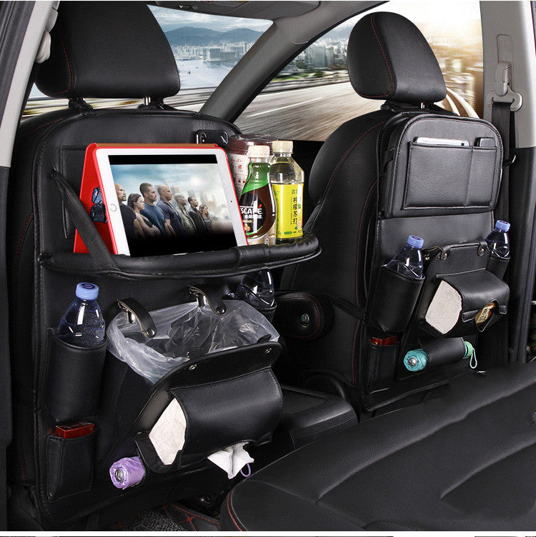 Pad-Bag Organizer Tray Car-Seat Car-Trash-Can Auto-Accessories Foldable Table Travel