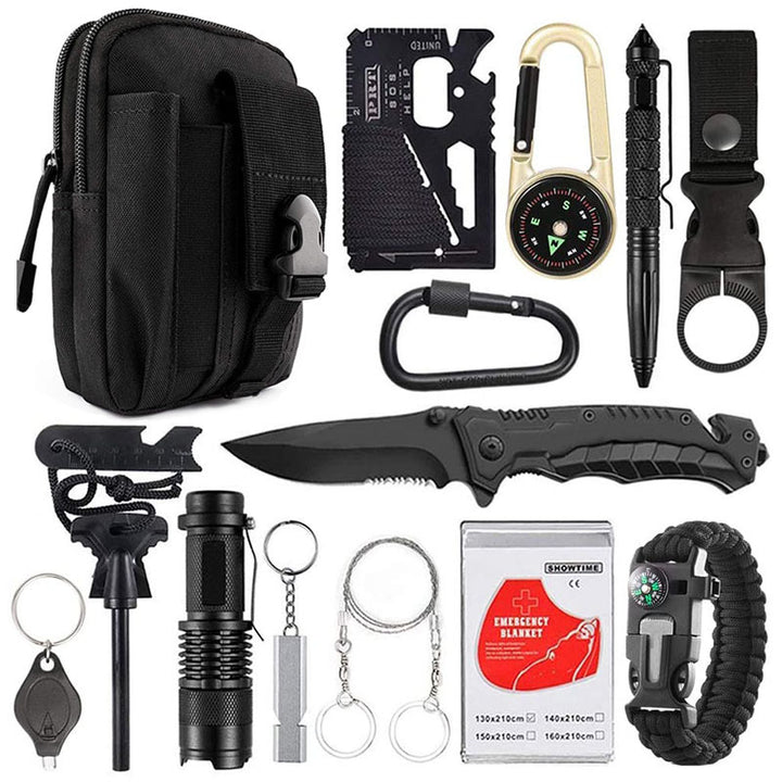 New Outdoor Camping Camping Multi-Function Tool Wild Survival Equipment Sos Self-Defense Supplies