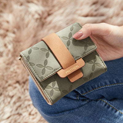 Folding coin purse