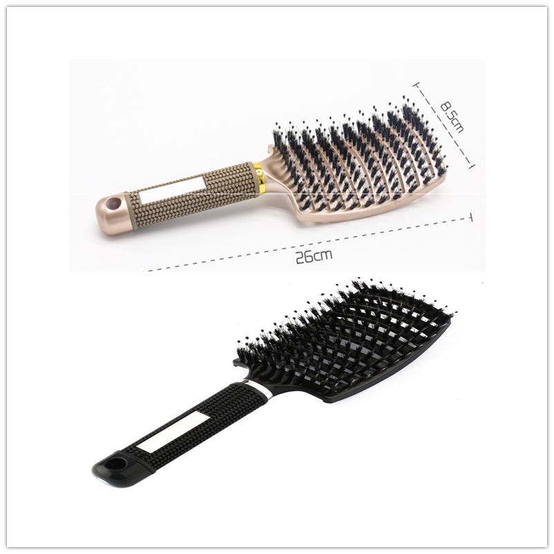 Hairbrush Anti Klit Brushy Haarborstel Women Detangler Hair Brush Bristle Nylon Scalp Massage  Teaser Hair Brush Comb