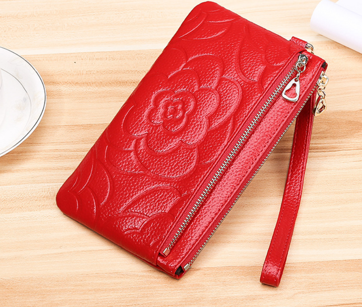 Leather coin purse