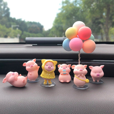 Car Accessories Piggy Creative Cartoon Cute Car Decoration