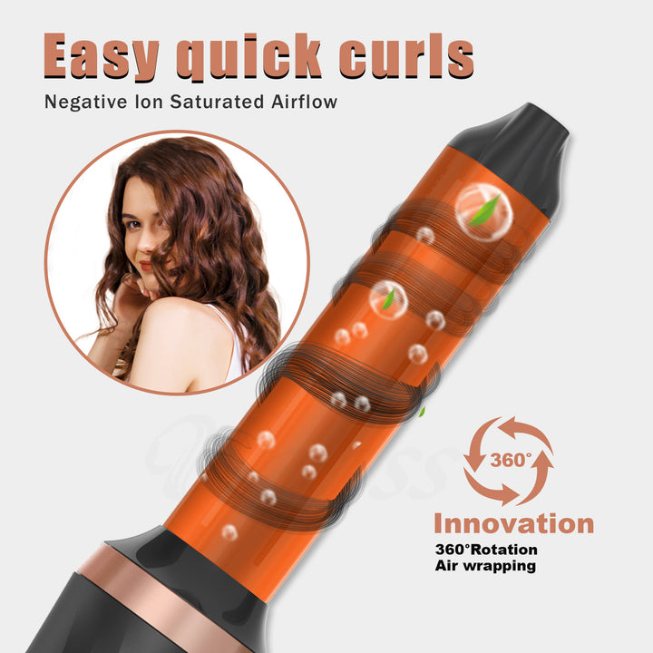 Five-in-one Hot Air Comb Roll Hair Straightener