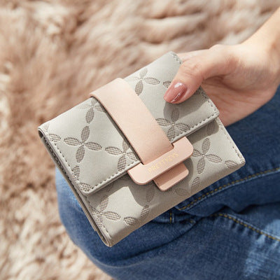 Folding coin purse