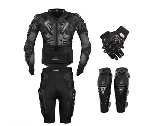 Genuine Motorcycle Jacket Racing Armor Protector ATV Motocross Body Protection Jacket Gear Mask Gift