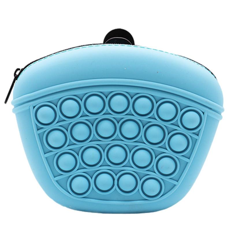 Bag Silicone Feed Dogs Treat Pouch Pet Training Bag Bundle Pocket Waist Pack Pet Portable Dog Training Waist Bag Treat Snack Bait Dogs Soft Washable Outdoor Feed Storage Pouch Food Reward Silica Bags