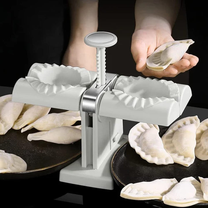 Dumpling Mould Double Head Dumpling Mold Lazy Artifact Manual Press Noodle Dumpling Maker Kitchen Accessories Dumpling Maker