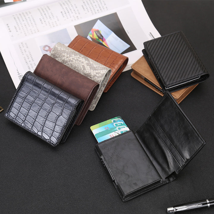 Automatic play card bank card purse coin purse