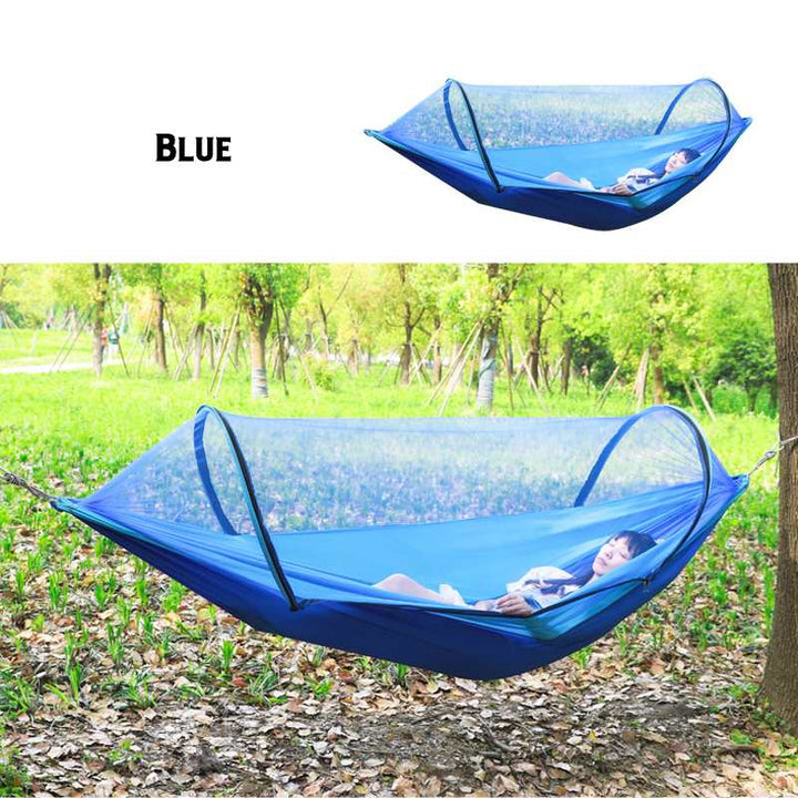 2 Person Portable Outdoor Mosquito Parachute Hammock