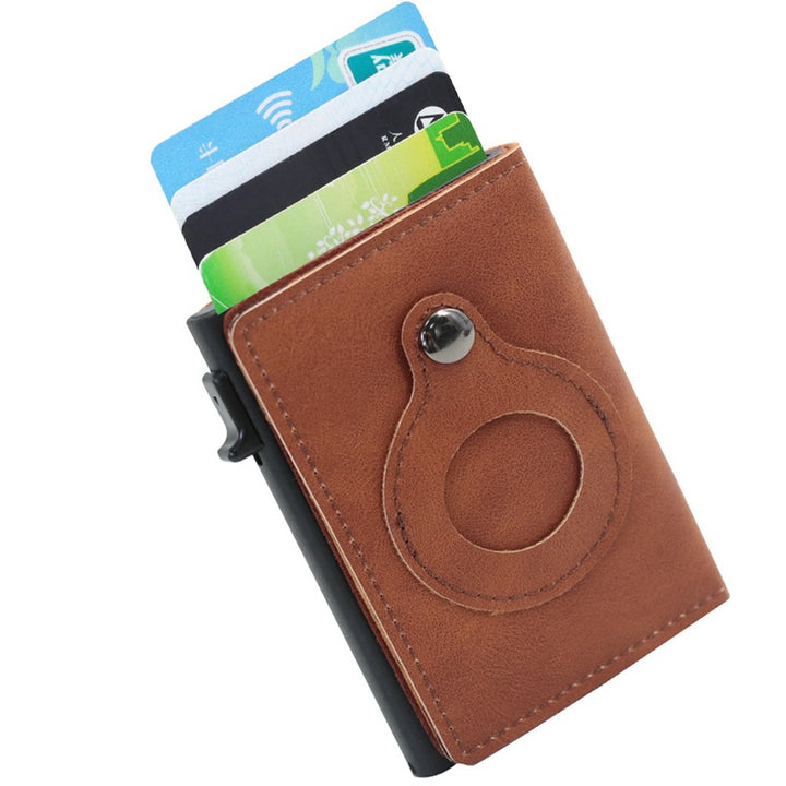Credit Card Holder For Men With AirTag Slot Slim Wallet Rfid Wallet,Money Clip Wallet For Men,Minimalist Wallet For Men