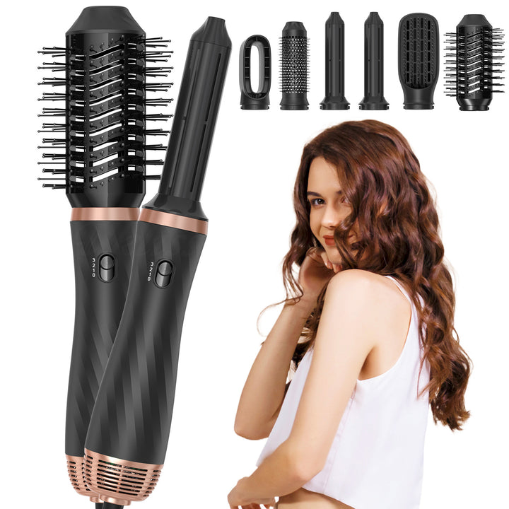 Five-in-one Hot Air Comb Roll Hair Straightener