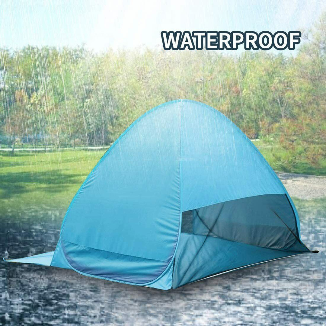 Beach Tent For 1-3 Person Rated UPF For UV Sun Protection Waterproof